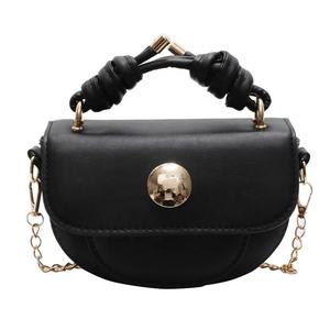 लोकप्रिय फैशन बनावट सिलाई मिनी लॉक बैग नई शैली महिलाओं काठी बैग - Product Image 5