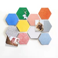 Panneau acoustique hexagonal insonorisant et diffuseur de bruit Bufu, installation facile, haute efficacité, design 3D, conception graphique 9 mm