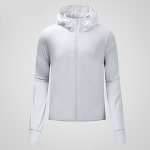 Fabricante de Ropa de Secado Rápido con Protección Solar UV UPF 50+, Chaqueta de Exterior al por Mayor, Manga Larga, con Capucha, para Hombre - Product Image 5