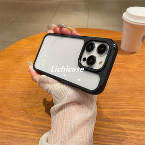 Lichicase Protección de lente a prueba de golpes Funda de parachoques táctil amigable con la piel para Samsung A02 M02 <span class=keywords><strong>M33</strong></span> J7 Prime Funda de TPU - Product Image 1