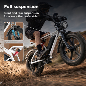 Vélo électrique Fatbike Maxwheel 20 pouces 2026 avec moteur et pneus larges – Modèle RX-T3 pour adultes – Prix abordable - Product Image 1