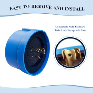 Interrupteur photoélectrique automatique CNRIYA BF-2310G 3A avec verrouillage rotatif jour/nuit 105-305V IP66 ON166Lux OFF/ON2:1 5S/10S - Product Image 3