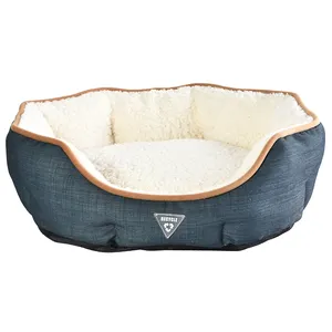 Eco Friendly Recycle Round Warming Pet Bed Puppy Kitten Indoor Pet Cozy Bed