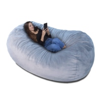 OEM/ODM Housses de poufs de 7 pieds pour l'extérieur Housse de fauteuils de canapé pouf en vrac