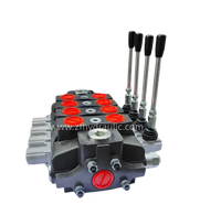 Hidrolik Teknik fitting SD25 hidrolik 4 spul hidrolik Distributor Directional section Manual tuas kontrol katup