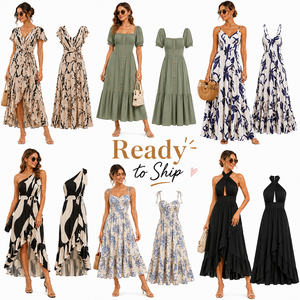 Summer Loose Swing Dress, Breathable Women Dress,Random Mix Multi-style Mixed Shipment - Product Image 1
