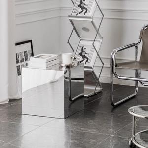 Juego de Mesa Cuadrada resistente, perfecto <span class=keywords><strong>para</strong></span> fiestas, bodas, servicios de <span class=keywords><strong>catering</strong></span>, superficie de espejo acrílico, soporte de exhibición - Product Image 3