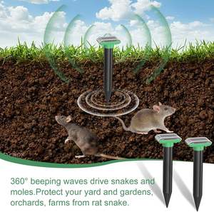 Saijzek Güneş Enerjili Ultrasonik Yılan, Köstebek, Güvercin, Köstebek Kovucu Titreşimli Cihaz, Dış Mekan Çimenleri ve Çiftlikler İçin - Product Image 3