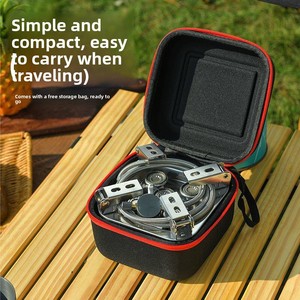 Fornello a <span class=keywords><strong>Gas</strong></span> Portatile a Cinque Stelle con Acciaio Inossidabile, Capacità 3-5 Persone, Attrezzatura per Barbecue e Picnic all'Aperto - Product Image 2