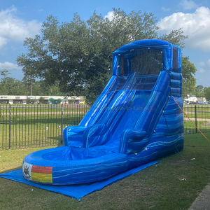 <span class=keywords><strong>Toboggan</strong></span> aquatique gonflable commercial en PVC avec piscine, <span class=keywords><strong>toboggan</strong></span> aquatique à rebondissement pour les fêtes intérieures et extérieures des enfants - Product Image 2
