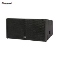 Système de sonorisation professionnel Line Array 2 voies SA210 avec deux enceintes passives de 10 pouces