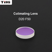 Lentille de collimation D20 F50 revêtue double face haute durabilité pour machine de soudage laser à fibre