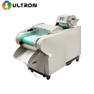 Electric Vegetable Salad Strip Chilli Cucumber Onion Cutter Machine for Parsley Industrial Vegetable Cutting Dice Cutter 600kg/h