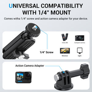 Support de <span class=keywords><strong>fixation</strong></span> rapide pour caméras d'action (GoPro, DJI, Insta360) sur <span class=keywords><strong>guidon</strong></span> de vélo ou moto - Product Image 5