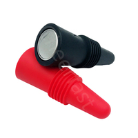 Bouchons de bouteille de vin en Silicone, plusieurs couleurs, pièces, fermeture de bouteille de vin, bouchon conique, réutilisable
