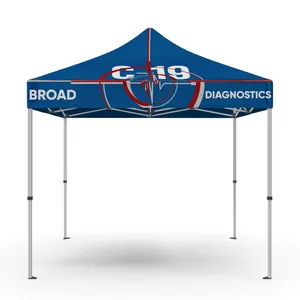 10x10 trade show tent canopy roof top tent custom foldable tents with logo
