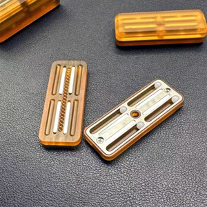 Herramienta Sensorial de Resina de Silicona EDC, Deslizador Magnético Plegable, Fidget Spinner Antiestrés, Juguete Ecológico para TDAH y Manos Activas - Product Image 2