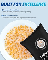 Packs déshydratants réutilisables pour le stockage, grands paquets de gel de silice avec perles indicatrices, déshumidificateur et absorbeur d'humidité pour voiture