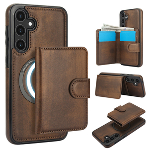 2 in 1 supporto per auto con ricarica wireless cover posteriore per <span class=keywords><strong>Samsung</strong></span> <span class=keywords><strong>s</strong></span> <span class=keywords><strong>21</strong></span> S22 S23 S24 <span class=keywords><strong>custodia</strong></span> per telefono a portafoglio staccabile per Pixel 8A - Product Image 1