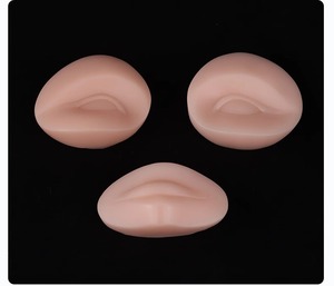 Tête de Mannequin 3D en Silicone pour la pratique du maquillage Permanent, pour les sourcils et les lèvres, formation au Microblading - Product Image 4