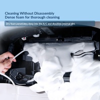 Nettoyant mousse pour climatiseur de voiture Glodway 450ml, désodorisant pour évaporateur de climatiseur, antibactérien, élimination des odeurs, spray de nettoyage