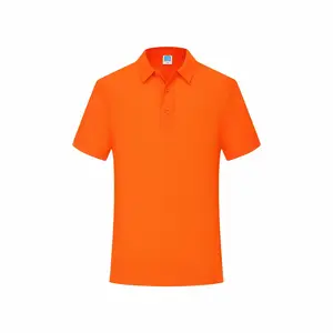 Wholesale 100% Cotton Men's Orange Multi Color Boys T-shirts Polo Shirts