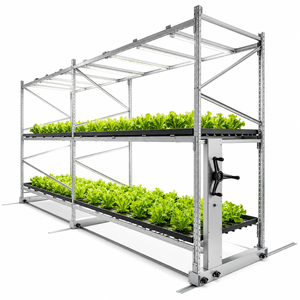 Étagère verticale modulaire pour plantes d'intérieur avec système hydroponique ZK-5236 Avantages du produit 1. Irrigation par flux et reflux Reci - Product Image 1
