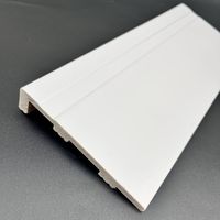 Profil décoratif en polystyrène pour plinthes murales PS, pour sols intérieurs, léger, imperméable, moulure de plinthe