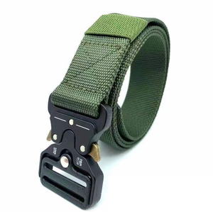 Cinturón Táctico DFW0221 para Hombre, Cinturón de Tela Resistente, Cinturones Tácticos Ajustables de Nailon con Hebilla de Metal, Uniformes de Seguridad - Product Image 2