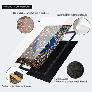 Decoración Moderna para el Hogar Musulmán Islámico, Arte Islámico, Caligrafía Árabe, Impresión Digital, Arte de Pared de Porcelana de Cristal, Cuadros Decorativos - Product Image 4