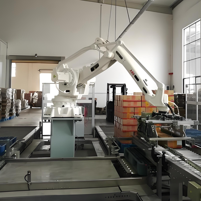 Collaborative Palletizing Robot (Cobot) for Warehouse Logistics