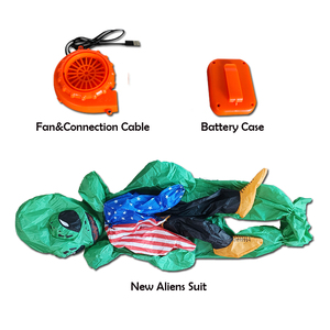 Costume d'extraterrestre vert gonflable pour <span class=keywords><strong>adulte</strong></span>, déguisement de fête <span class=keywords><strong>pas</strong></span> <span class=keywords><strong>cher</strong></span>, vente en gros Saygo - Product Image 6