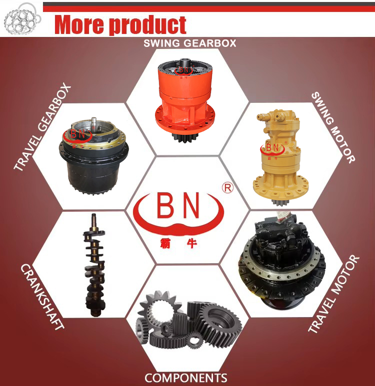 Excavator Travel Motor Shaft Gearbox Sun Gear Shaft for Sumitomo SH120