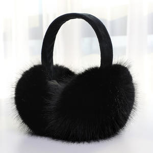 Vente en gros de cache-oreilles en fausse fourrure de haute qualité pour une utilisation extérieure en hiver froid - Product Image 2