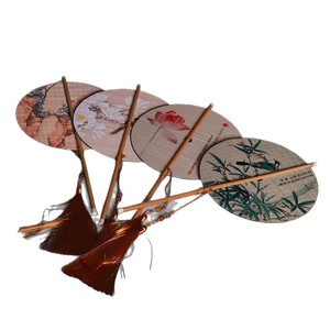 Bamboo Woven Fan With Tassel Natural Handmade For Hanfu And Cheongsam Souvenir Gift - Product Image 5