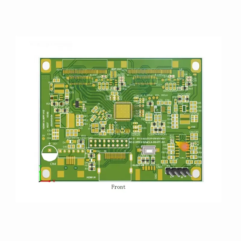 H D M I เป็นบอร์ดแปลงสัญญาณ MIPI คู่เดียวสําหรับจอแสดงผล 8 นิ้ว