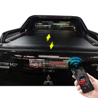 Couverture de benne de camionnette Zolionwil en aluminium rigide rétractable, étanche, pour Mitsubishi Triton L200