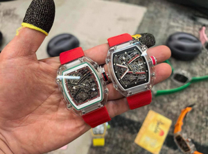 Reloj Mecánico <span class=keywords><strong>ETA</strong></span> <span class=keywords><strong>de</strong></span> Alta Gama, Edición Especial <span class=keywords><strong>de</strong></span> Cristal Personalizado 67-02, Versión <span class=keywords><strong>de</strong></span> Nivel Superior, Correa <span class=keywords><strong>de</strong></span> Cuero, Puntero <span class=keywords><strong>de</strong></span> Alta Calidad - Product Image 2