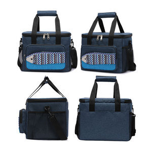 Fuliya Custom EVA Materiaal Grote Capaciteit Geïsoleerde Voedsel Opberg Koeltas Thermische Lunch Bento Box Tas voor Picknick Kantoor School - Product Image 4