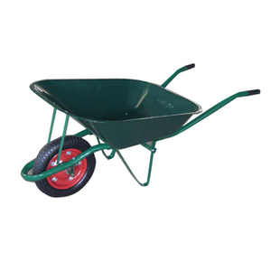Brouette de chantier Wb6200, capacité de charge 130 kg, outils de jardinage, en fer et métal - Product Image 1