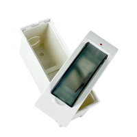 Boîtier de distribution d'alimentation JINHAI, boîtes en plastique, mini-boîtier de disjoncteur avec voyant lumineux, 1 voie, ABS/PC, montage en surface, boîtier MCB personnalisé
