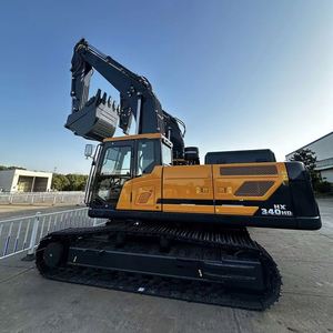 Excavadora de cadenas grande HX340HD de 34 toneladas, excavadora hidráulica de servicio pesado para trabajos de minería y movimiento de tierras. - Product Image 1