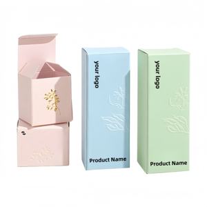 Boîte cadeau de luxe en carton pliable pour mariage, emballage de boîte cadeau avec satin - Product Image 5