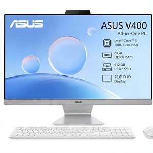 คอมพิวเตอร์ออลอินวัน V400 ขนาด 23.8 นิ้ว จอแสดงผล FHD IPS ใช้ Intel Core 3 100U แรม 8GB DDR4  SSD 512GB สีเงิน เหมาะสำหรับใช้งานที่บ้านและสำนักงาน - Product Image 1