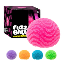 Balle anti-stress moelleuse et pelucheuse, cube sensoriel, jouet anti-stress en peluche douce pour le soulagement du stress, expédié depuis l'entrepôt américain