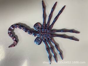 Statue extraterrestre imprimée en 3D Ornements d'insectes déformés mobiles Statues de figurines jouets pour enfants en plastique durable - Product Image 3