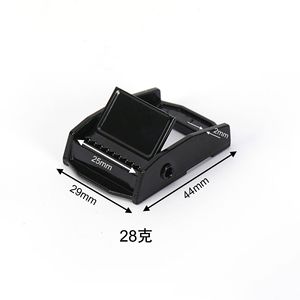 Kẹp ruy băng màu đen, kẹp Hợp kim kẽm, buộc và thắt chặt Dây thắt lưng - Product Image 2