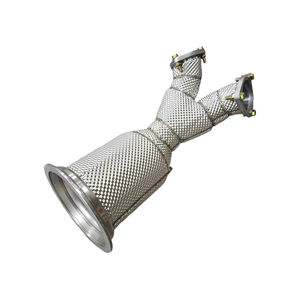 JYD Aço Inoxidável Heatshield Downpipe para Audi SQ5 Downpipe - Product Image 2