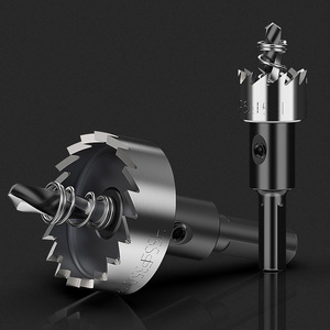 Huhao Carbide tip TCT khoan <span class=keywords><strong>bit</strong></span> lỗ thấy 12-80mm khoan <span class=keywords><strong>bit</strong></span> Bộ lỗ thấy cắt cho thép không gỉ kim loại hợp kim khoan - Product Image 6