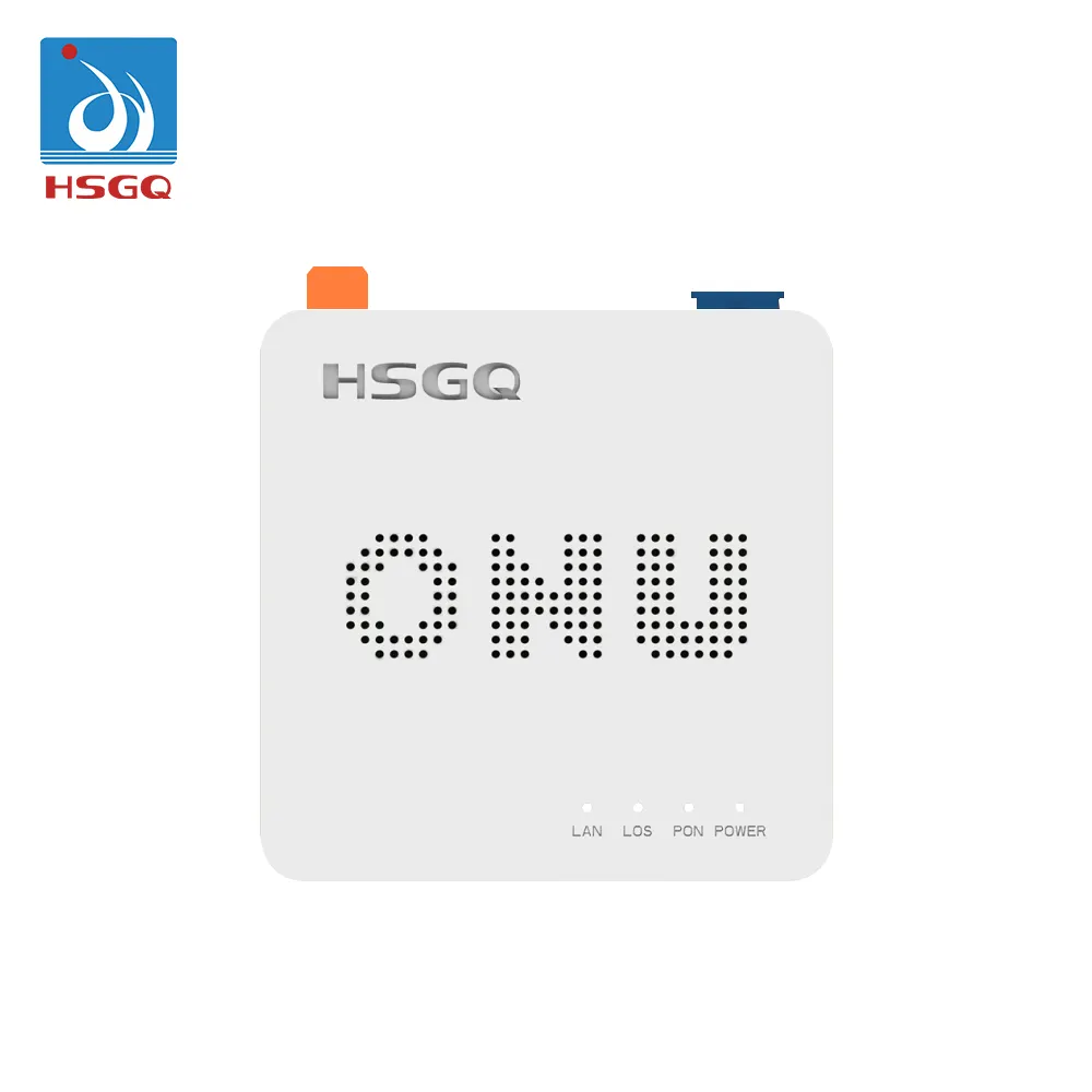 Dispositif de service triple d'unité de réseau optique du modèle 1GE GEPON ONU de fibre unique HSGQ-X100DG